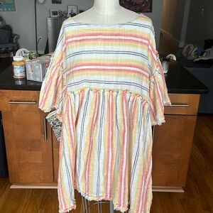 Colorful Linen Top from Free People